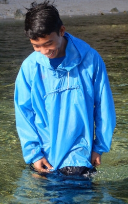 wet anorak skyblue adventure swimming mindoro